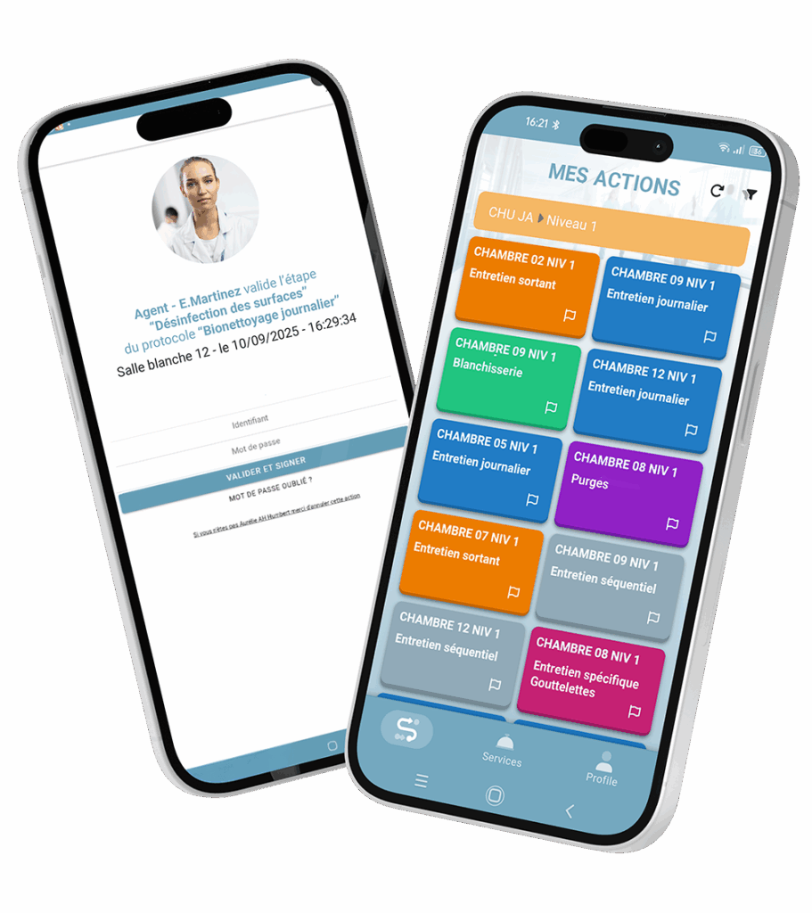 application ultra propreté